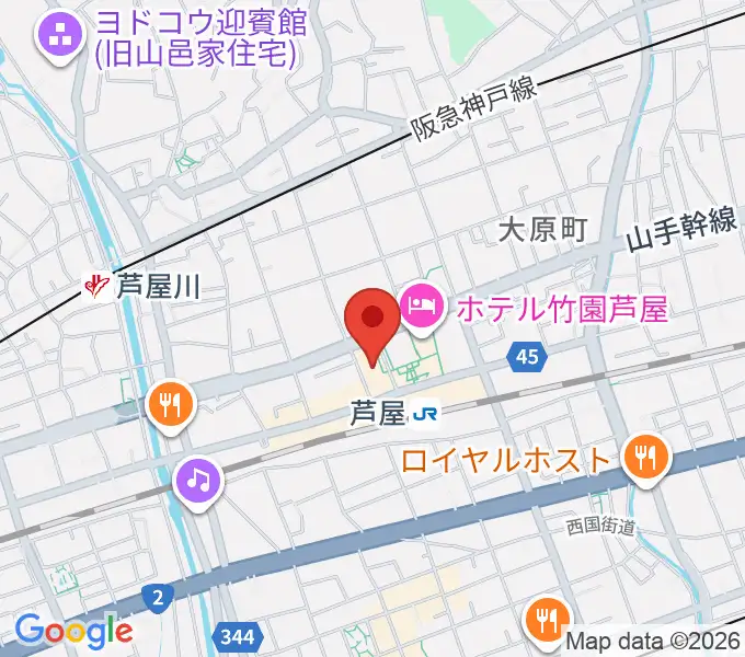結城カルチャーセンターの地図