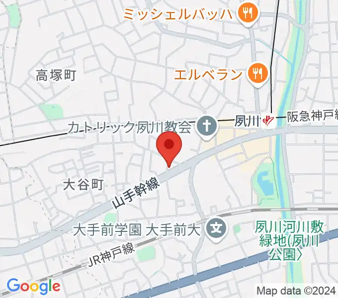 スタジオヌーブの地図