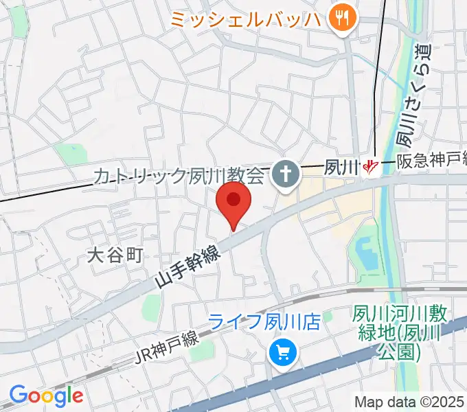 スタジオヌーブの地図