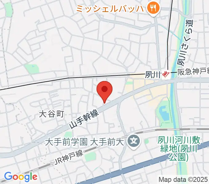 スタジオヌーブの地図