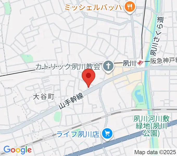 スタジオヌーブの地図