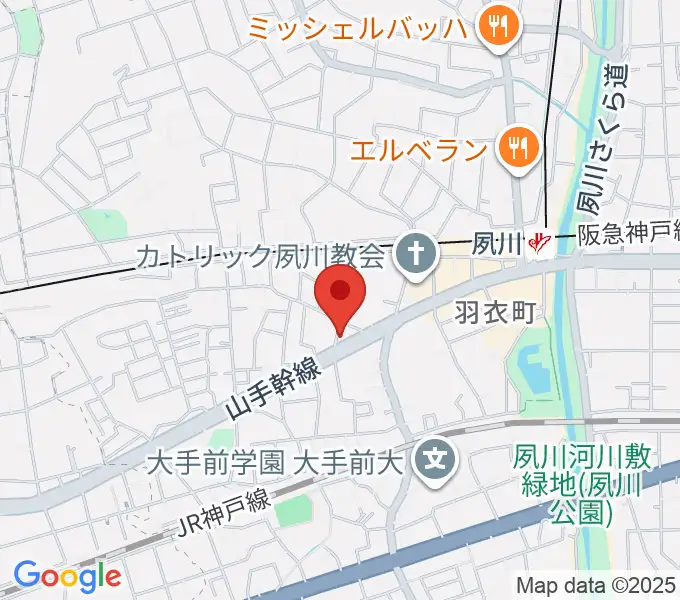 スタジオヌーブの地図