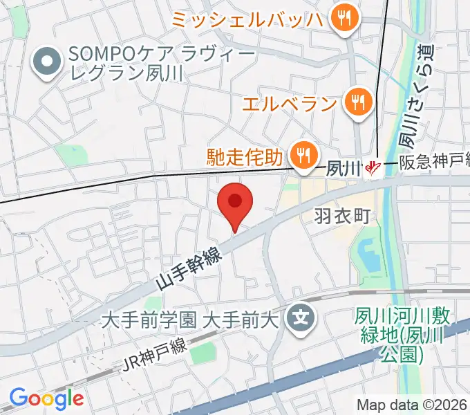 スタジオヌーブの地図