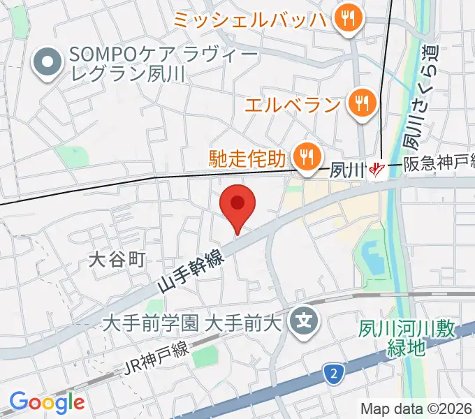 スタジオヌーブの地図