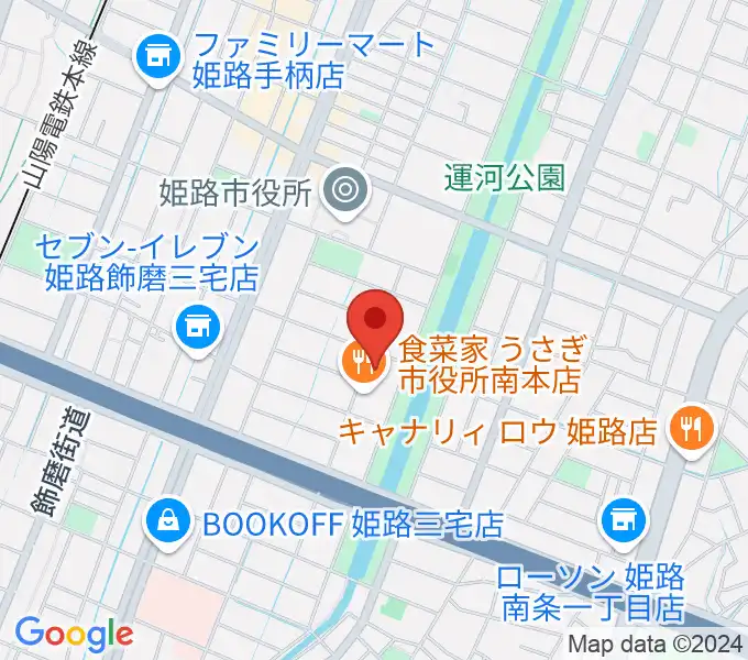 Beta Music 姫路南店の地図