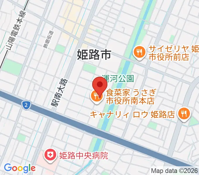 Beta Music 姫路南店の地図