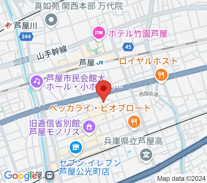 ステージ・アールの地図