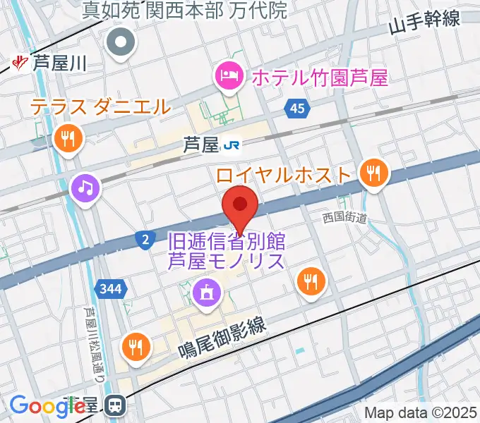 ステージ・アールの地図