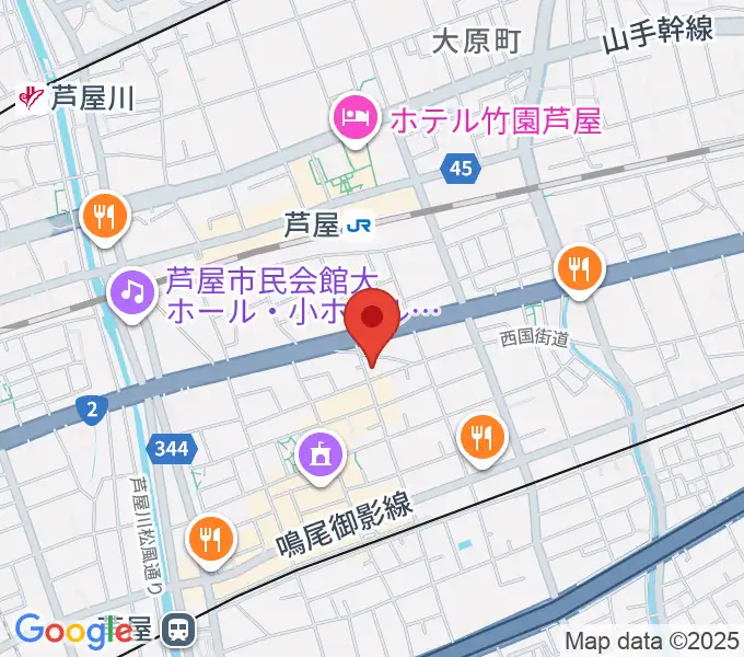 ステージ・アールの地図