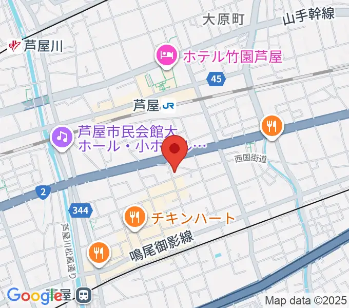 ステージ・アールの地図