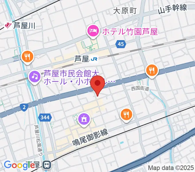 ステージ・アールの地図