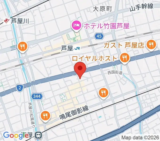 ステージ・アールの地図
