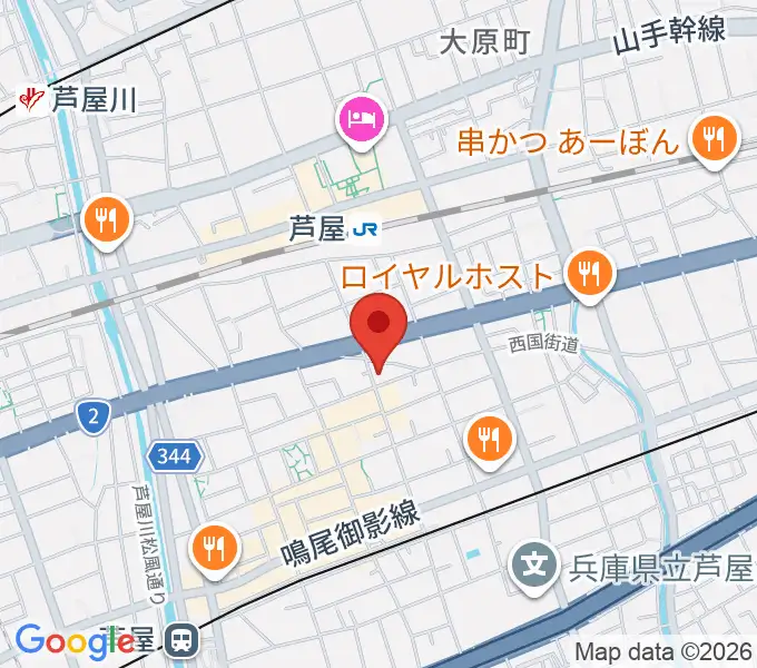 ステージ・アールの地図