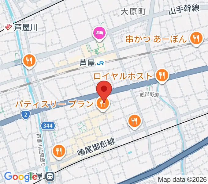 ステージ・アールの地図