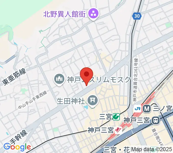 STUDIO Delayの地図