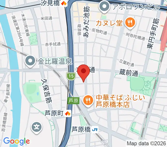 Studio & Caf'e MAKEの地図