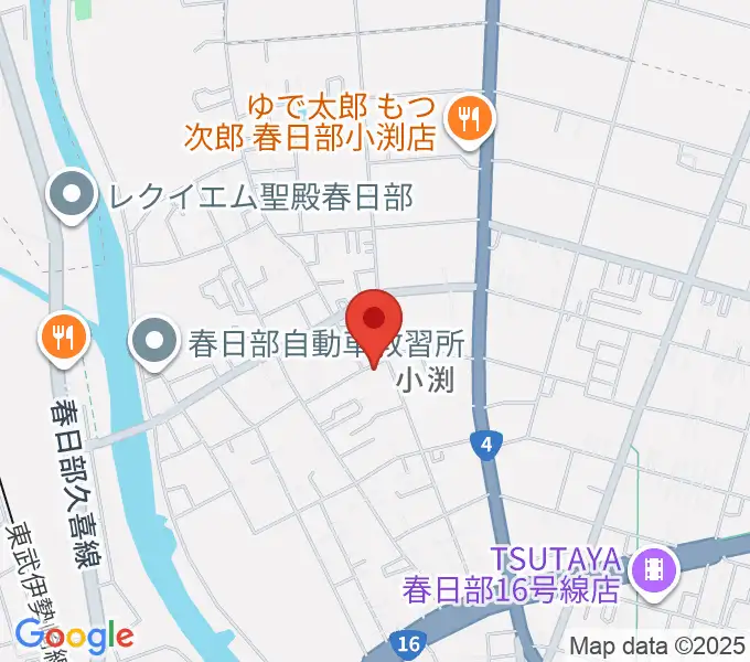 サトウ楽器の地図