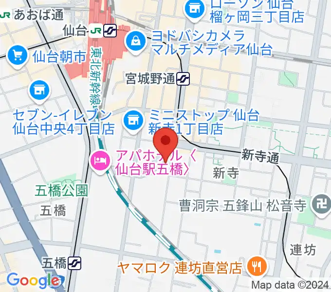 ミュージックランド音楽教室の地図