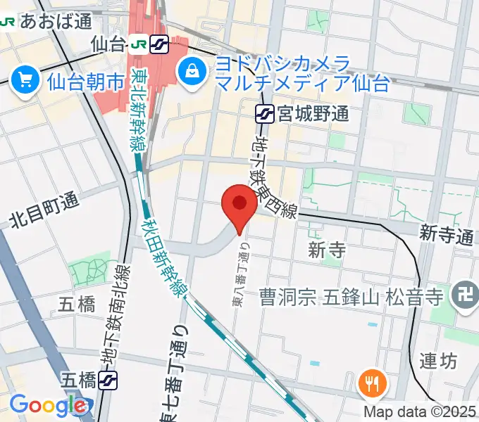 ミュージックランド音楽教室の地図
