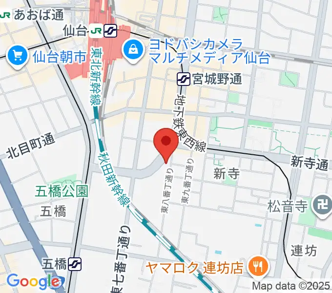 ミュージックランド音楽教室の地図