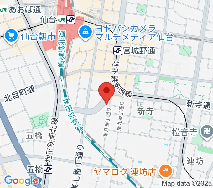 ミュージックランド音楽教室の地図