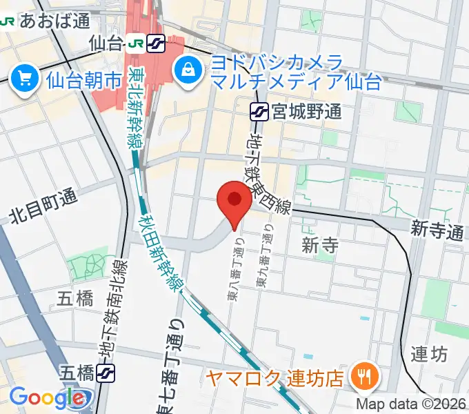 ミュージックランド音楽教室の地図