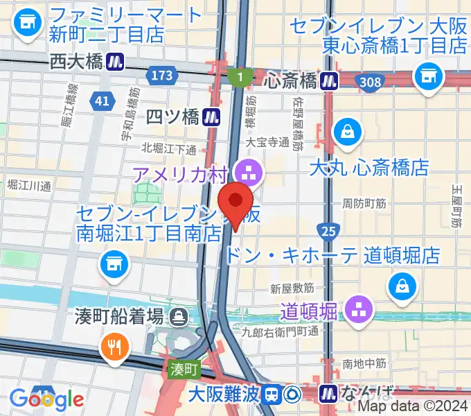 スタジオパズルの地図