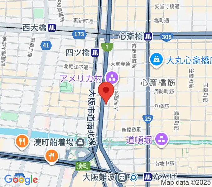 スタジオパズルの地図