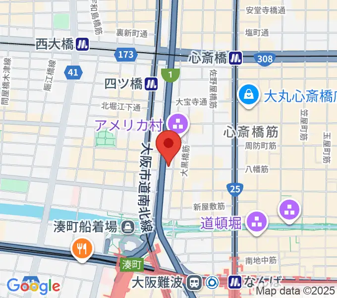 スタジオパズルの地図