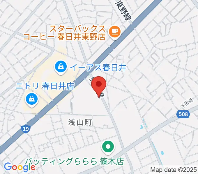 BLスタジオ 春日井店の地図