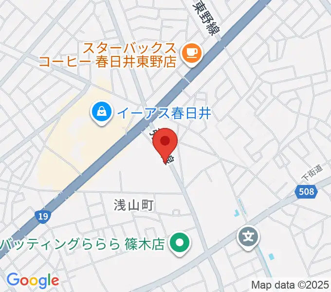 BLスタジオ 春日井店の地図
