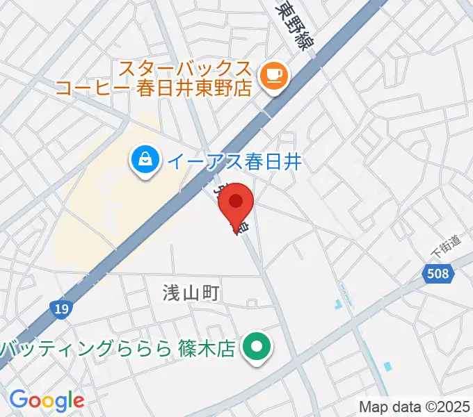 BLスタジオ 春日井店の地図
