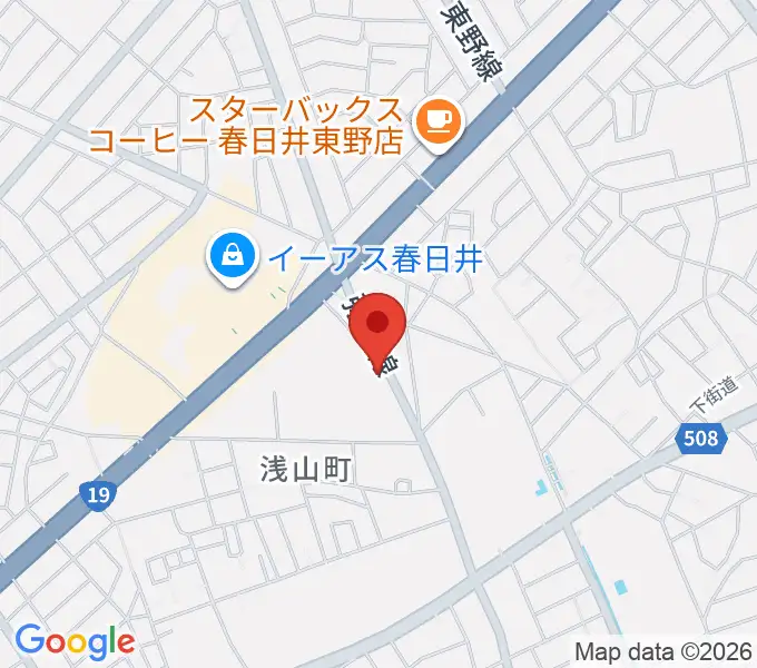 BLスタジオ 春日井店の地図