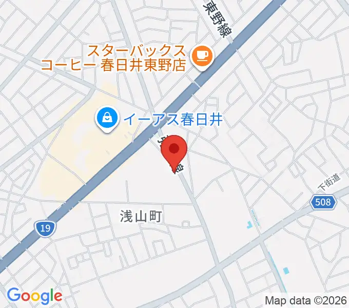 BLスタジオ 春日井店の地図