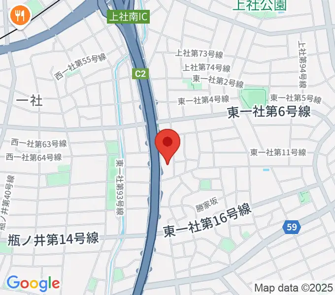 BlueMonkeyスタジオの地図