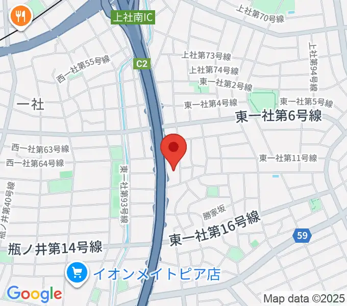 BlueMonkeyスタジオの地図