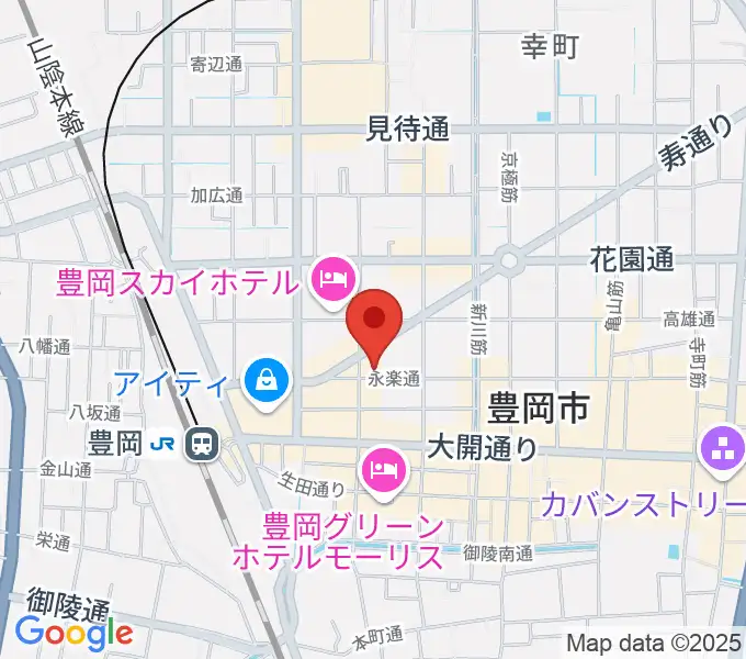ようこピアノ教室の地図