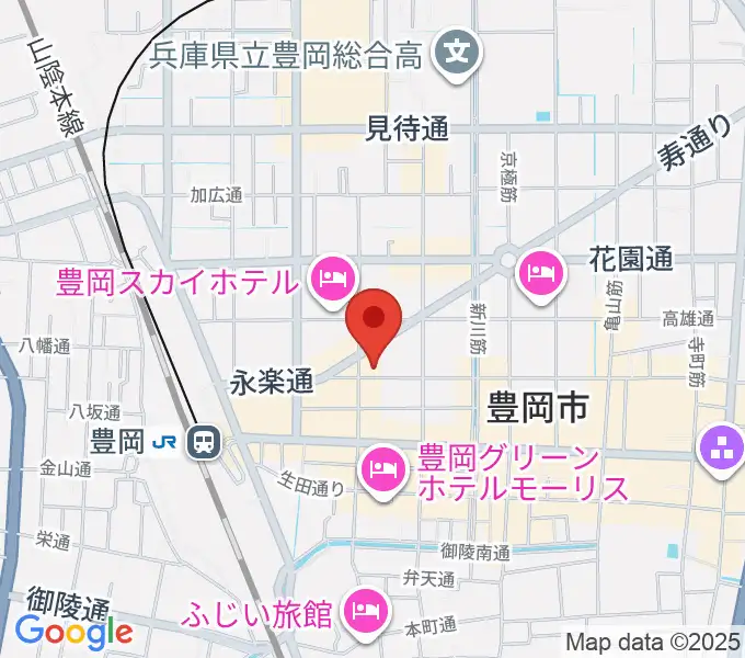 ようこピアノ教室の地図