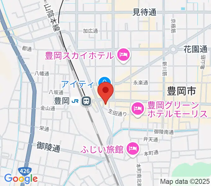 ビート楽器 音楽教室の地図
