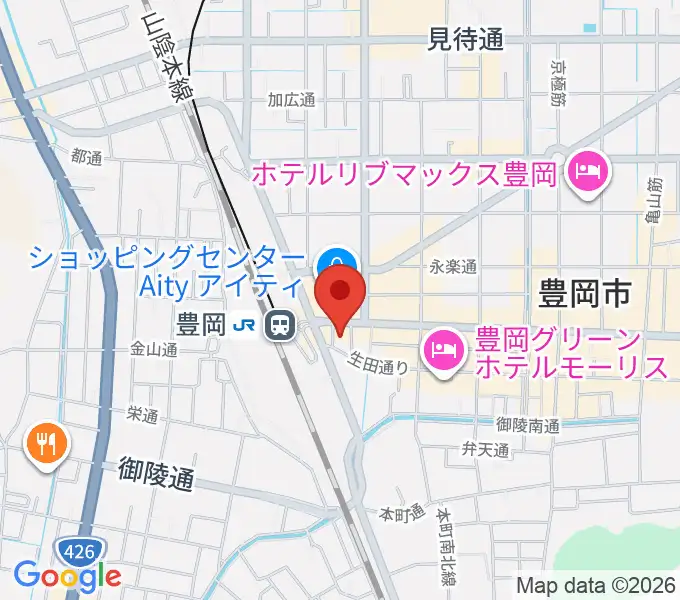 ビート楽器 音楽教室の地図