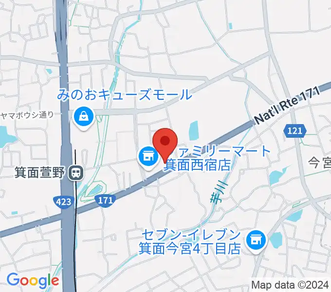 ファゴットリード工房えんとつの地図