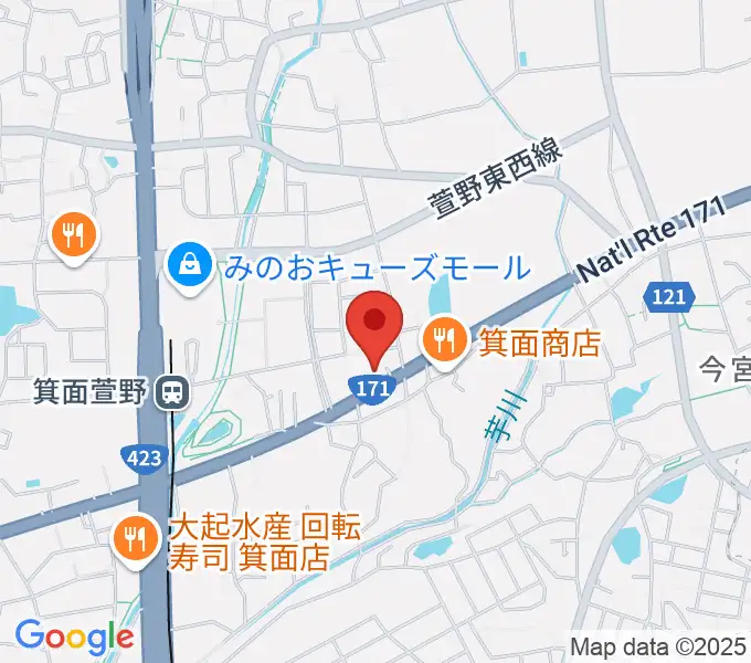 ファゴットリード工房えんとつの地図