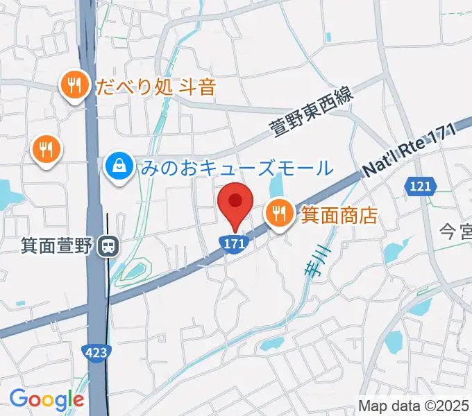ファゴットリード工房えんとつの地図