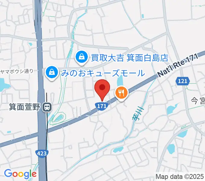 ファゴットリード工房えんとつの地図