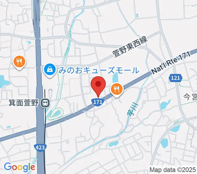 ファゴットリード工房えんとつの地図