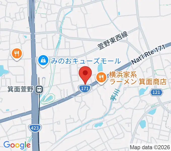 ファゴットリード工房えんとつの地図