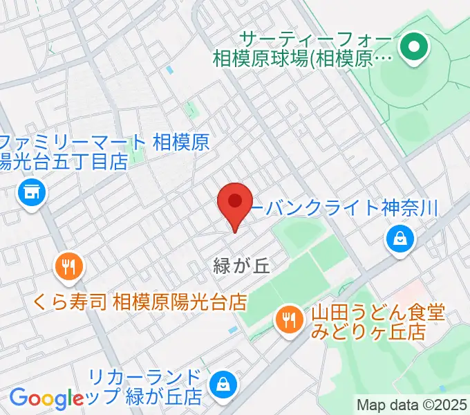 あらうみ音楽教室の地図