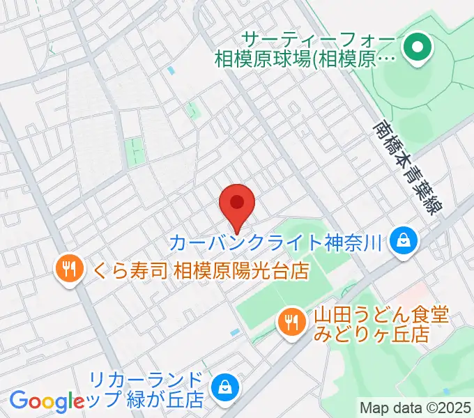 あらうみ音楽教室の地図