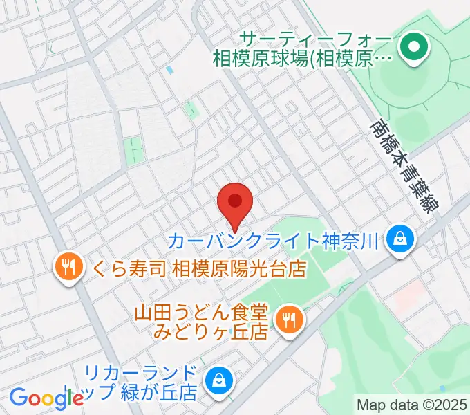 あらうみ音楽教室の地図