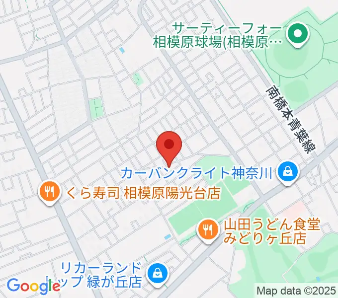 あらうみ音楽教室の地図